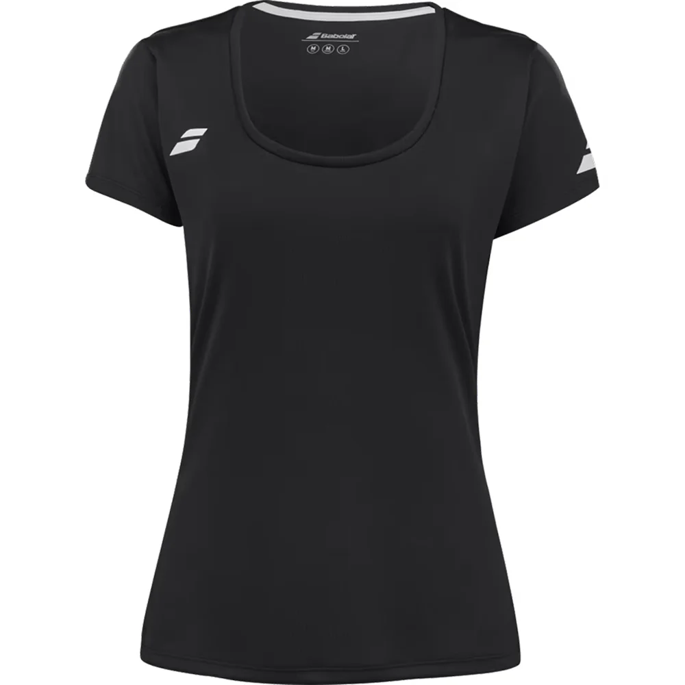 Babolat Play CS Top mujer Negro – poliéster reciclado y Fiber Dry - imagen 1